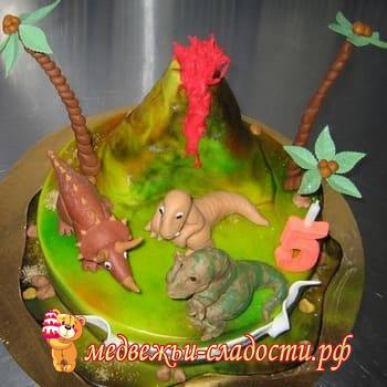 Торт с динозавтрами Фигурки